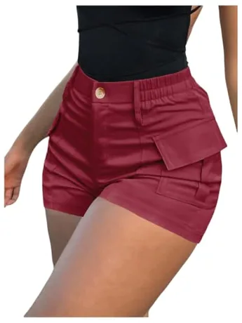 Shorts, Burgundy