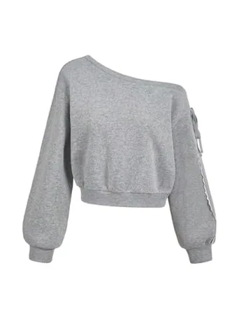 Lace Knitwear, Grey (X-Large)
