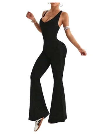 Leopard Jumpsuit, Black