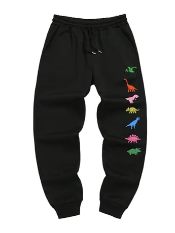 Graphic Leggings, Black