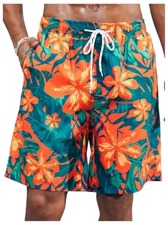 Shorts, Orange (drawstring)
