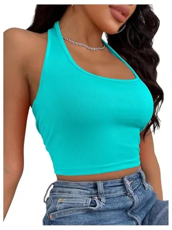 Sleeveless Knit Tank Top, Mint