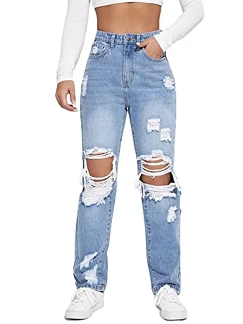 High Waisted Denim Jeans (X-Large)