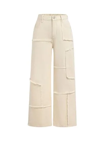 Wide Leg Trousers, Apricot (12 Years)