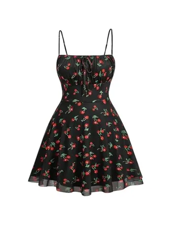 Plus Size Mesh Dress, Black (3X-Large Plus)