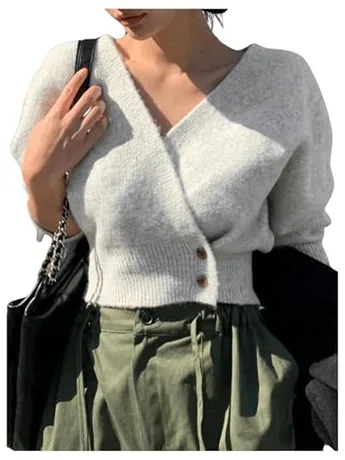 Long Sleeve Knitwear, Grey