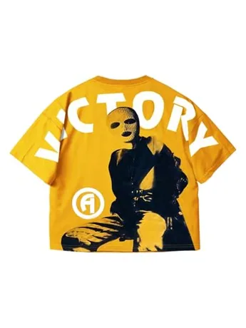 Short Sleeve Graphic T-Shirt, Yellow