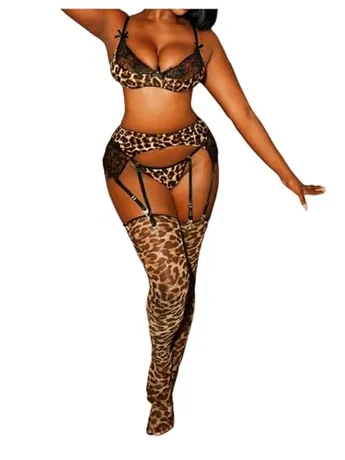 Lace Outfit Set, Brown