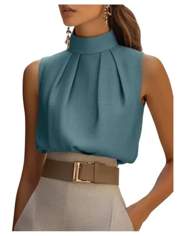 Sleeveless Tank Top, Blue