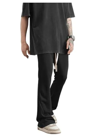 High Waisted Leggings, Black (Large)