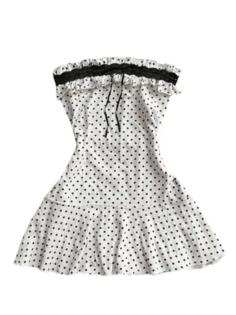 Mini Lace Dress, Apricot