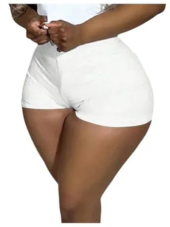 High Waisted Denim Jeans, White