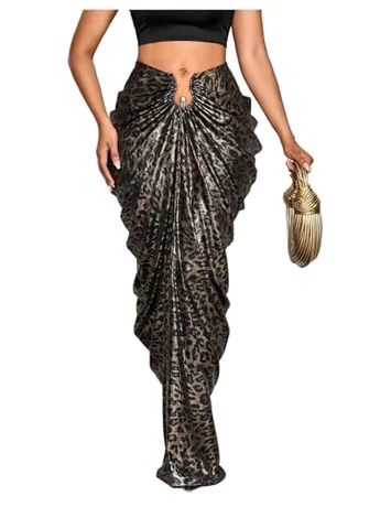 Maxi Bodycon Skirt, Black