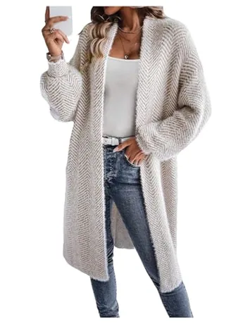 Long Sleeve Knit Knitwear, Grey