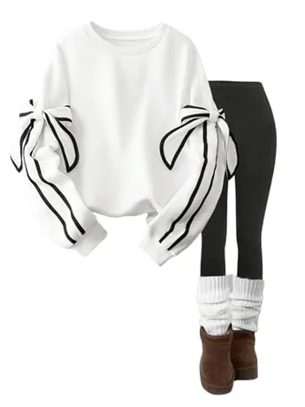 Long Sleeve Knitwear, White