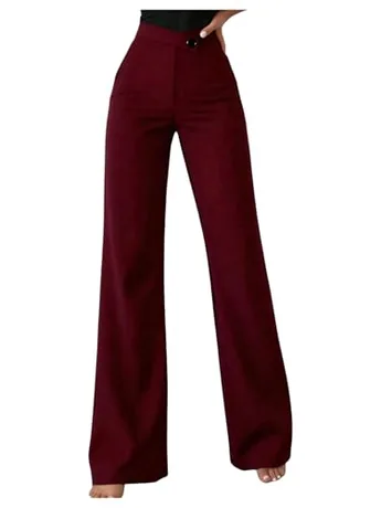 Trousers, Burgundy