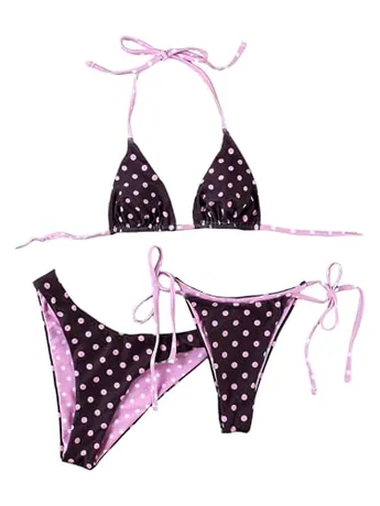Halter Swimsuit, Black