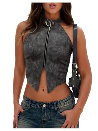 Halter Top, Grey