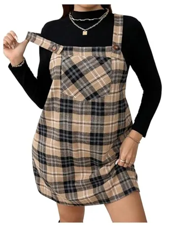 Plus Size Sleeveless Dress, Multicolour (XX-Large Plus)