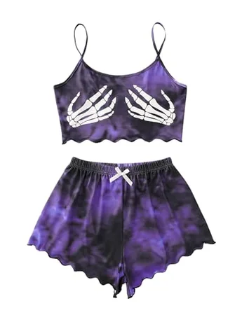 Plus Size Sleep Set, Purple (X-Large Plus)