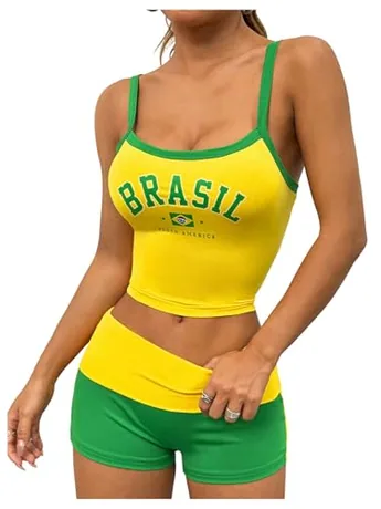 Graphic Outfit Set, Dark Green