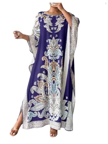 Plus Size Maxi Dress, Purple (3X-Large Plus)