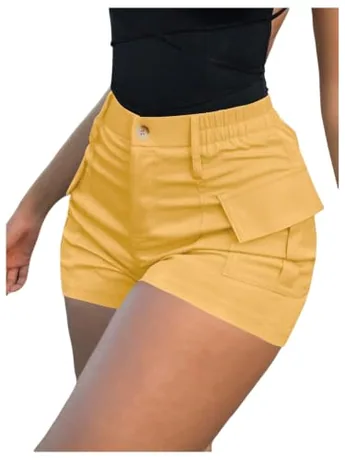 Shorts, Yellow (with pockets)