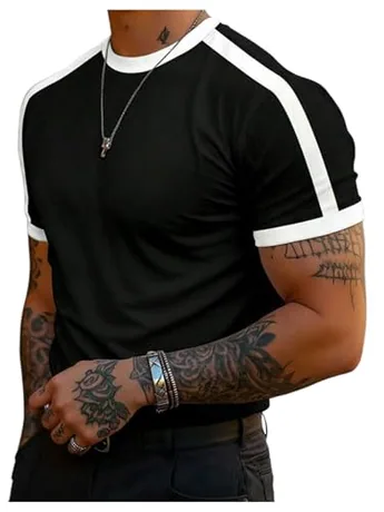 Short Sleeve T-Shirt, Black (Medium)