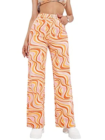 High Waisted Denim Jeans, Multicolour (Large)