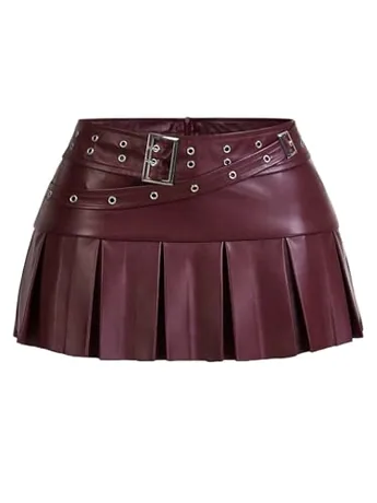 Mini Skirt, Red (Small)