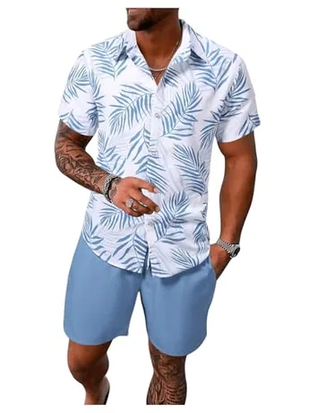 Outfit Set, Blue (short sleeve)