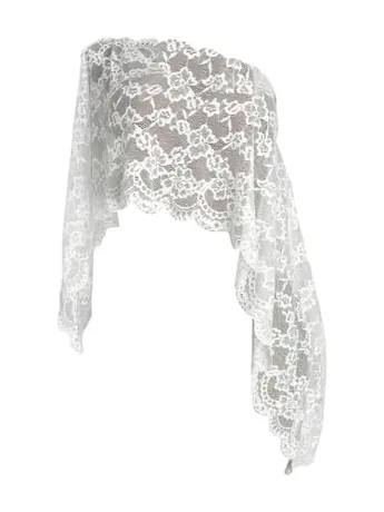 Lace Top, White (Medium)