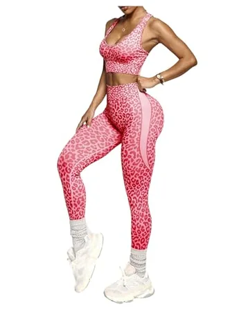 Leopard Outfit Set, Red
