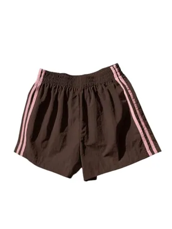 Striped Shorts, Brown