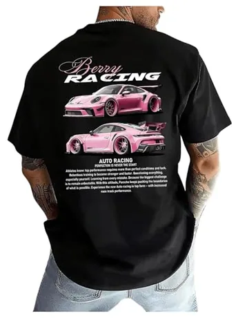 Short Sleeve Graphic T-Shirt, Black