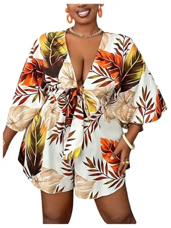 Plus Size Wide Leg Jumpsuit