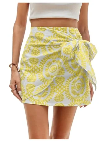 Mini Skirt, Yellow (XX-Small)