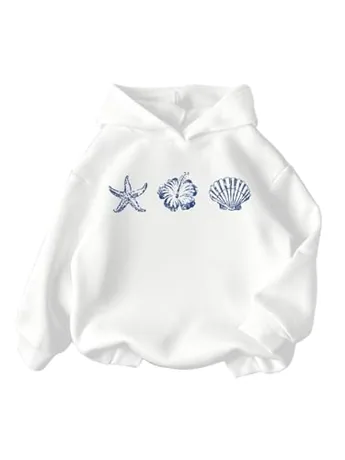 Long Sleeve Graphic Knitwear, White