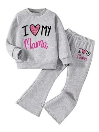 Graphic Outfit Set, Grey (6 Years)