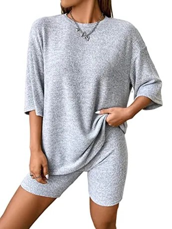 Knit Outfit Set, Grey