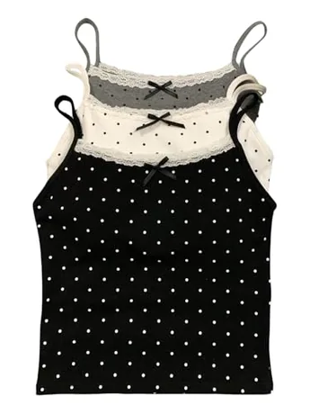 Plus Size Lace Cami, Black (5X-Large Plus)