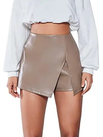 Mini Skirt, Khaki