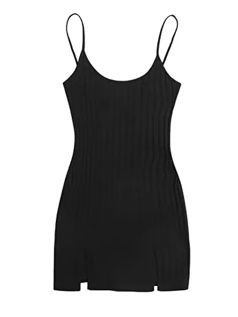 Plus Size Sleeveless Knit Dress, Black
