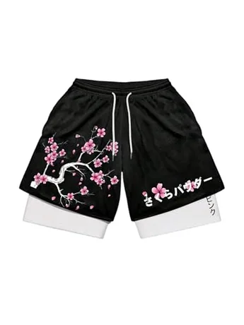 Graphic Shorts, Black (Small)