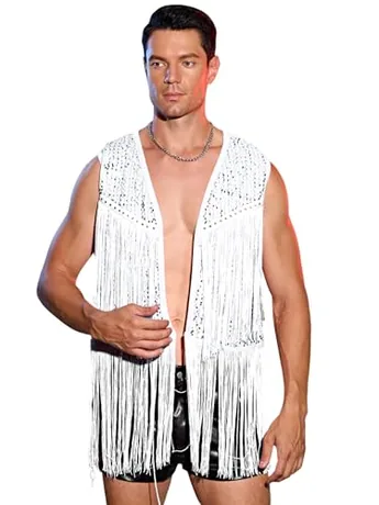 Sleeveless Sequin Jacket, Silver