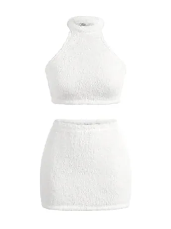 Mini Bodycon Outfit Set, White