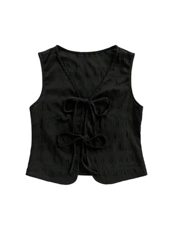 Leopard Tank Top, Black