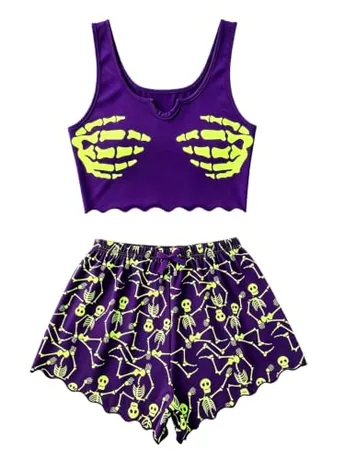 Plus Size Sleep Set, Purple (5X-Large Plus)